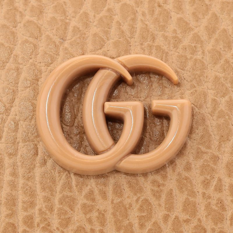 Gucci Key Case GG Marmont Rose Beige