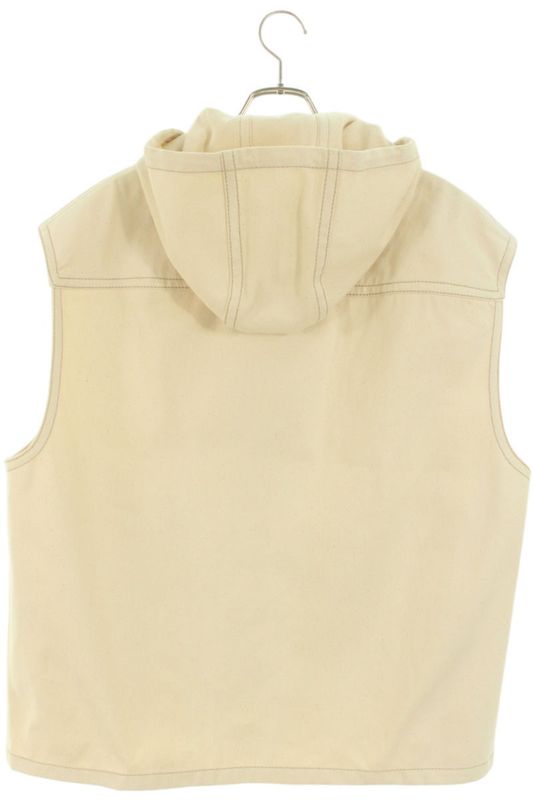Prada 23SS Geb220 Triangle Plate Hooded Vest Men's S