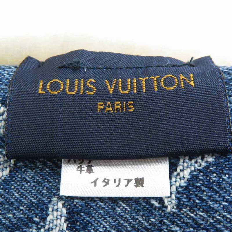 Louis Vuitton Scarf NIGO Collaboration Echarpe Shearling  Denim Mp2703