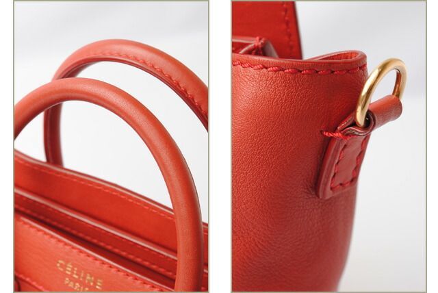 Celine Branded Bag Preowned Handbag Shoulder Bag Nano Shopper Luggage Brig Cles