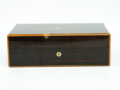 Authentic Louis Vuitton LV Coffret 75 Cigar Cigarette Case Cigar Case Wood