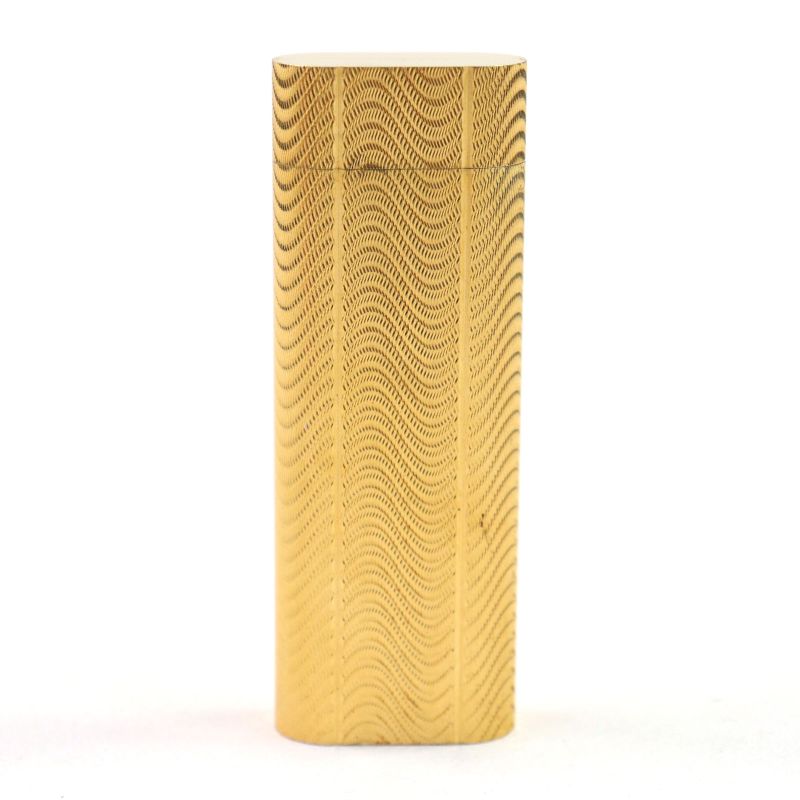 Cartier Wave Pattern Oval Form Roller Type Smoking Toy Gas