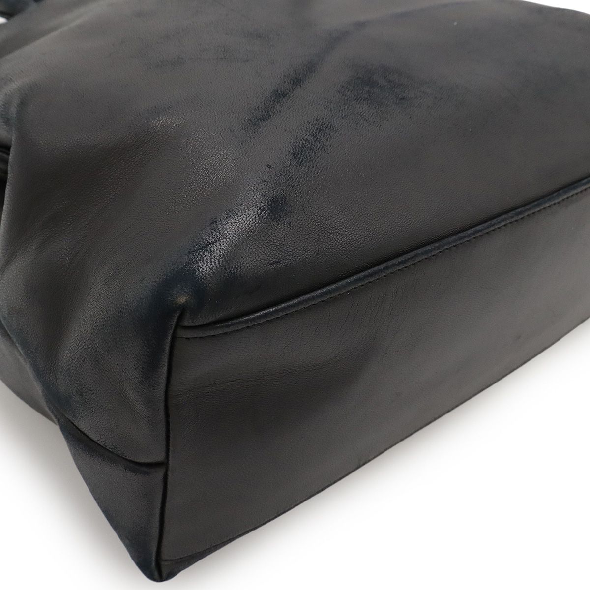 Chanel Coco Mark Tote Shoulder Bag Semi Shoulder Shoulder Lambskin Leather