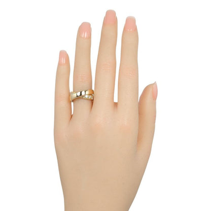 Cartier Paris 18K Yellow Gold And Diamonds #8 Ladies 12.9g Ring