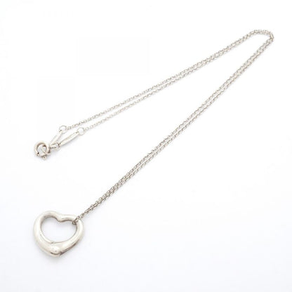 Tiffany & Co Necklace Open Heart Silver 925 Ladies