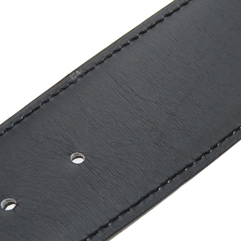 Hermes Belt Constance H #75 Box Calf Vaux Epson Black X Etang #75 Gold Hardware