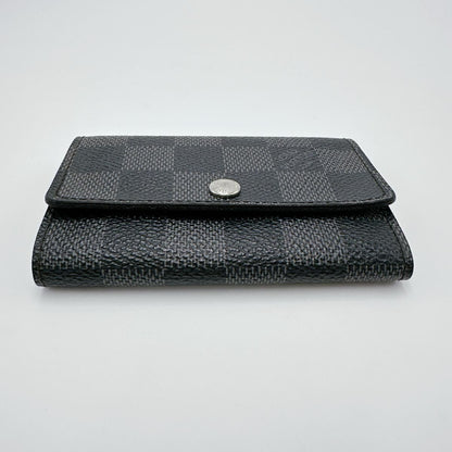 Louis Vuitton Damier Graphite 6 key Case Multicles