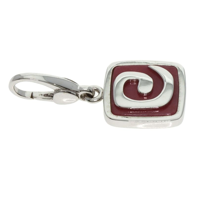 Bvlgari Bulgari Lord Ride Charm Pendant Top 18K White Gold Ladies