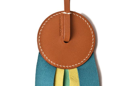 Hermes Bag Charm Hermes Clochette Paddock Flot Paddock Charm Green Lime Blue