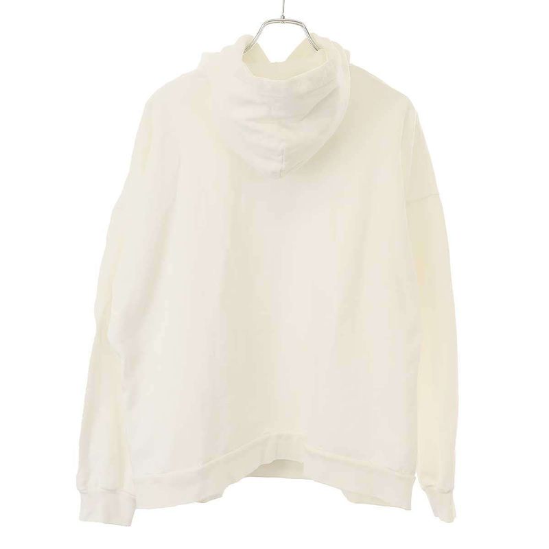 Balenciaga No Comment Pullover Damaged Hoodie 675003 Tlvg4 White 1