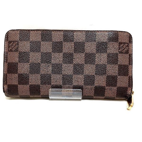 Louis Vuitton Damier Zippy Wallet N60015 Round Zipper Wallet Long Wallet Ladies