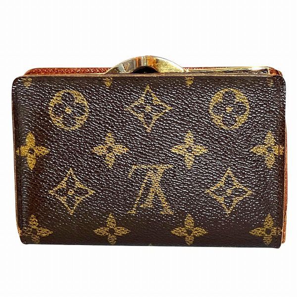 Louis Vuitton Monogram Porte Monevier Viennois M61663 Clasping Bifold Wallet