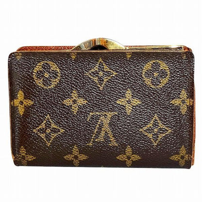 Louis Vuitton Monogram Porte Monevier Viennois M61663 Clasping Bifold Wallet