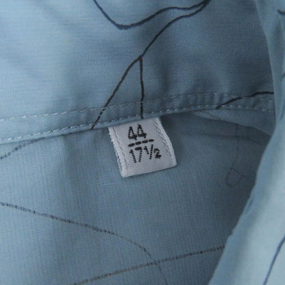 Hermes 24SS Selles En Fragments Finesse 100% Cotton Sellier Button Long Sleeve