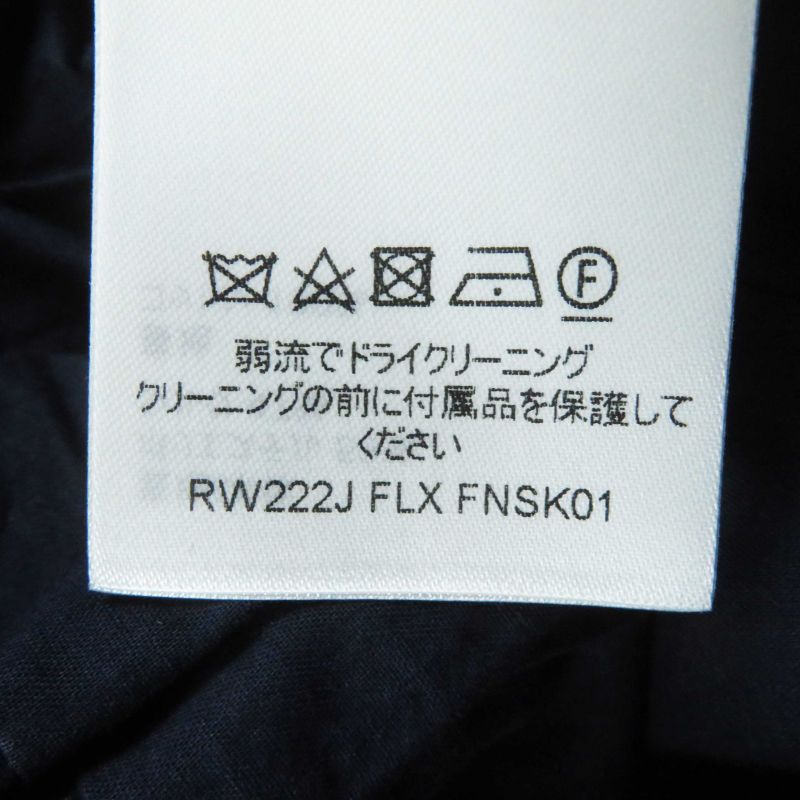 Louis Vuitton 2022 Silk-blend All Monogram Pattern Flared Skirt Navy 34 Made