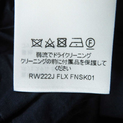 Louis Vuitton 2022 Silk-blend All Monogram Pattern Flared Skirt Navy 34 Made