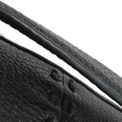 Fendi 2way Bag Selleria Siesta Small Calf Leather Black Silver Hardware Black