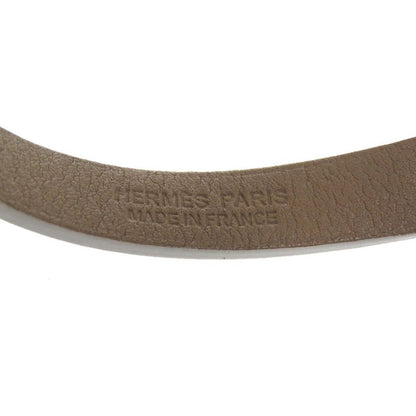 Hermes Medor Dubretour Leather White Gold Hardware Bracelet Accessories 0030