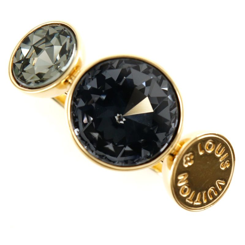 Louis Vuitton Over The Rainbow Spark Ring Double Finger Twist Band M65256 Gold