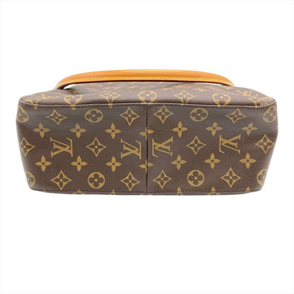Louis Vuitton Looping GM Shoulder Bag Monogram Canvas M51145 Brown Gold