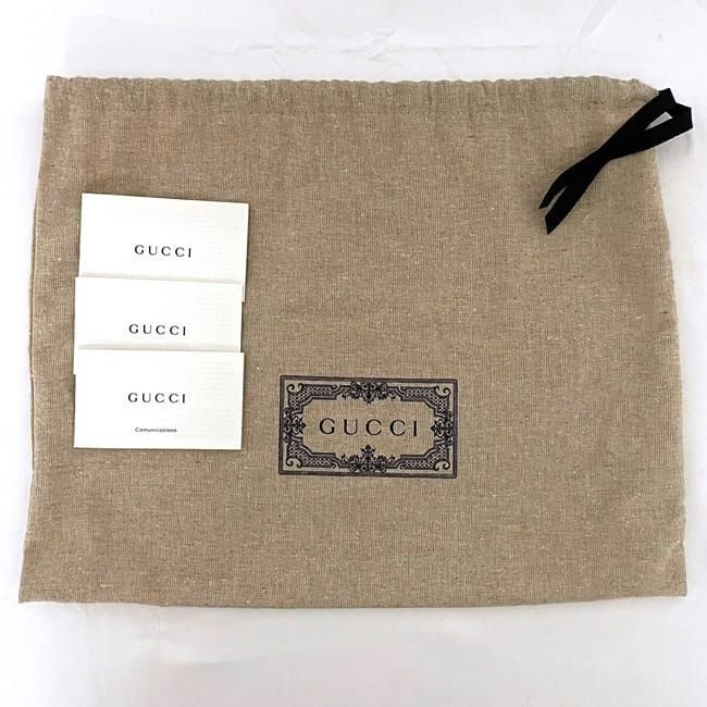 Gucci Shoulder Bag Beige Brown Sherry Marmont