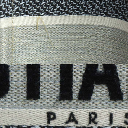 Christian DIOR Book Tote Medium Tote Bag Blue Multi Ladies Preowned