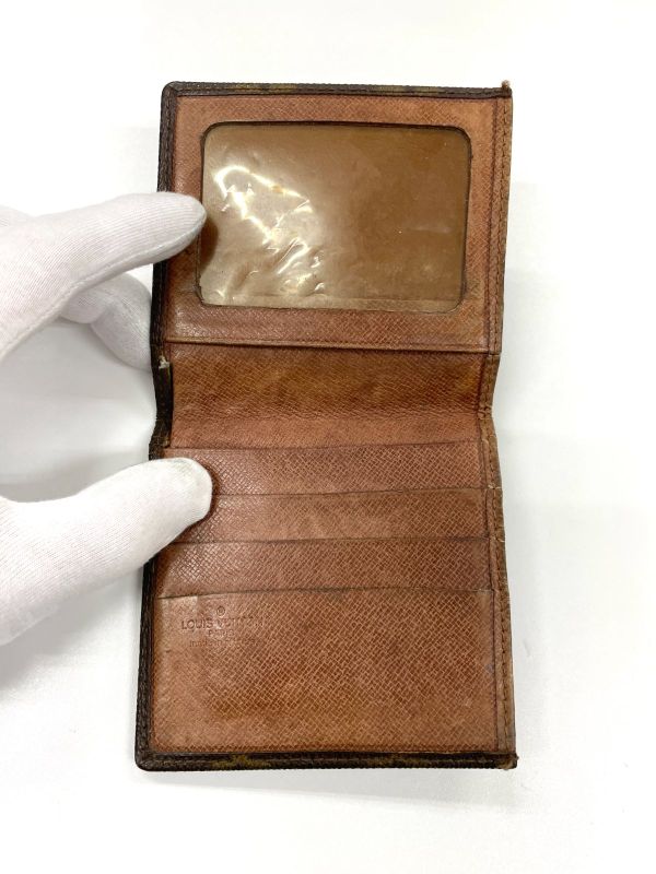 Louis Vuitton Monogram Porte Vier Carte Bleue Bi-fold Billfold Passcase Card