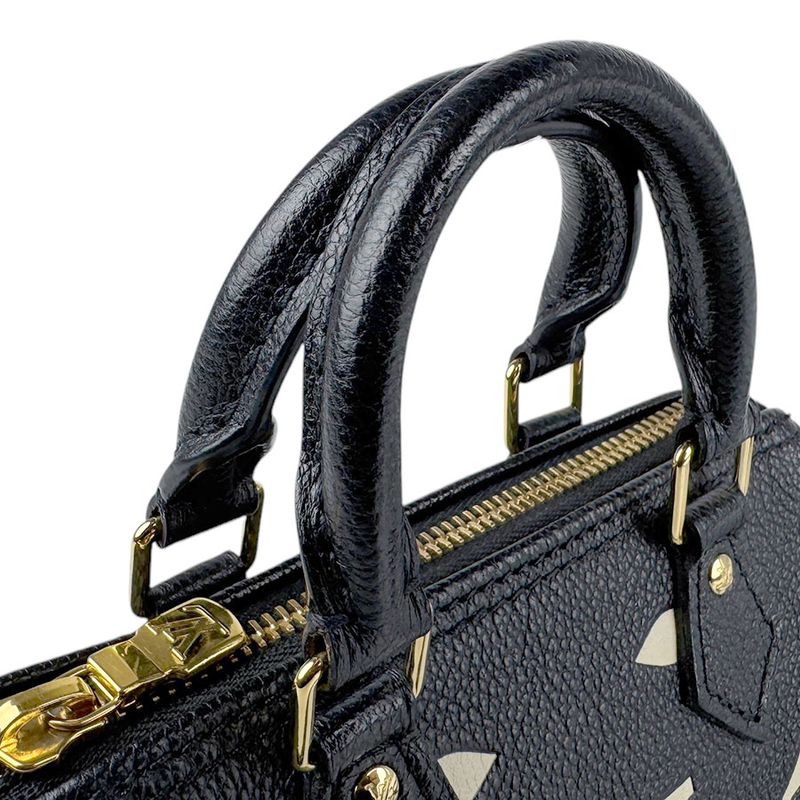 Louis Vuitton Crossbody Shoulder Bag Monogram Empreinte Bicolor Nano Speedy