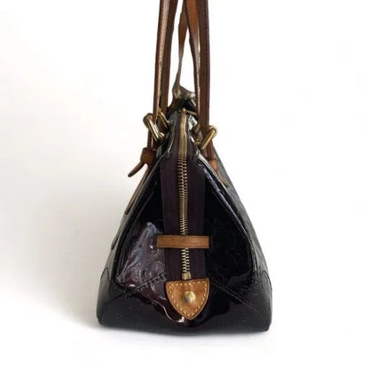 Louis Vuitton Vernis Rosewood Avenue Bag Monogram Tote Amarante
