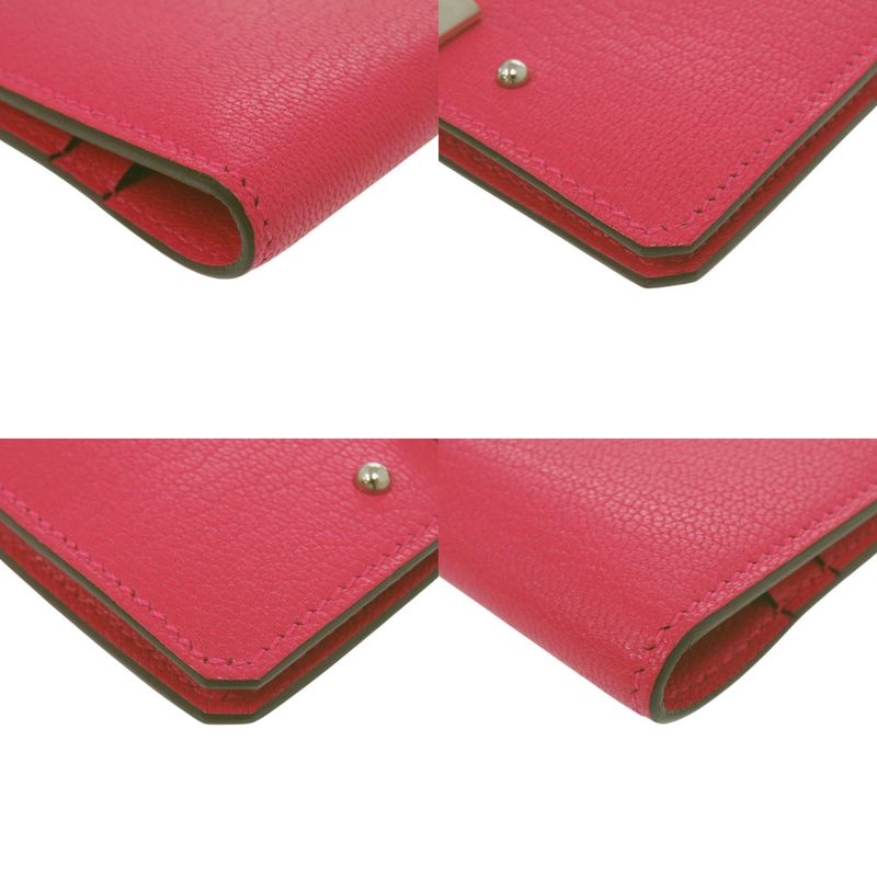 Hermes Medor Chevre Chamkila Rose Extreme Card Holder
