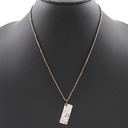 Dior Christian Dior Trotter No2 Metal Silver Ladies 9.2g Necklace