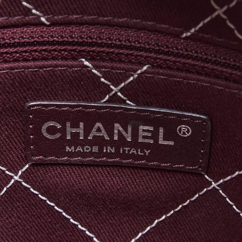 Chanel Matelasse Coco Mark 2WAY Handbag Caviar Skin Pink With Silver Hardware