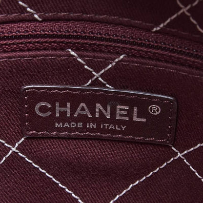 Chanel Matelasse Coco Mark 2WAY Handbag Caviar Skin Pink With Silver Hardware