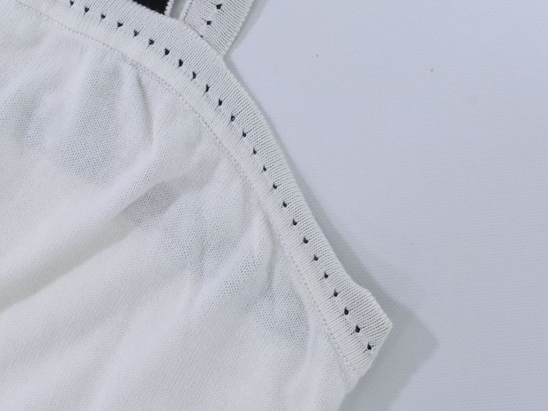 Authentic Chanel Coco Mark Logo Camisole Top 40 Cotton White Women's Clothing