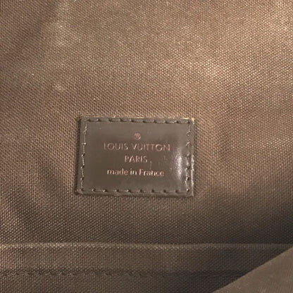 Louis Vuitton Shoulder Bag Brooklyn MM N51211 Damier Canvas Ebène Brown