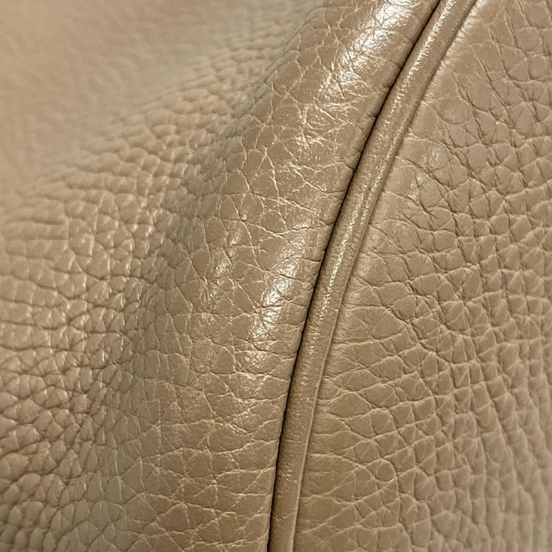 Hermes Handbag Mangeoir Etoupe Silver Hardware