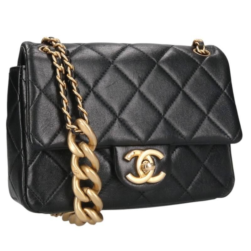 Chanel Matelasse Coco Mark Flap Chain Shoulder Bag Women