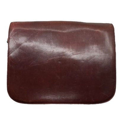 Celine Vintage Carriage Metal Leather Shoulder Bag Vintage Carriage Hardware