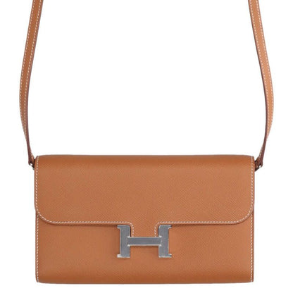 Hermes Constant Togo U Engraved Svhardware Vaux Epson Gold Long Wallet Men's