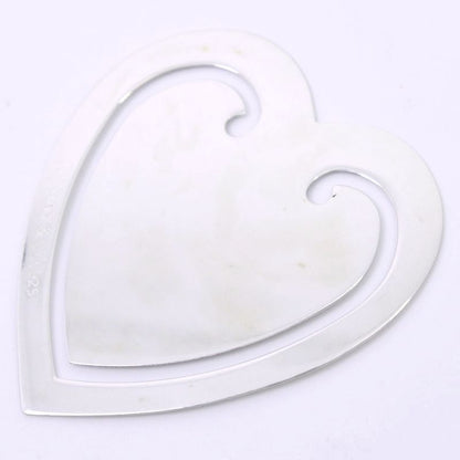 Tiffany & Co Bookmark Heart Motif 925 Silver Unisex Other Sundries