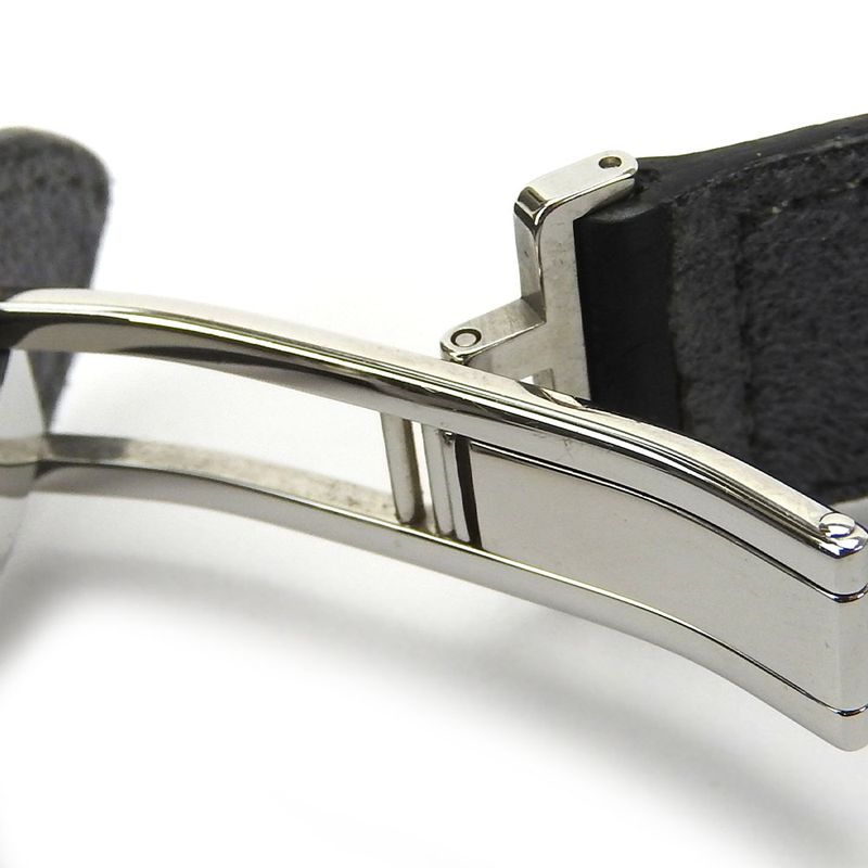 Louis Vuitton Bracelet Vu Good Luck M64447 Leather Black Silver Hardware