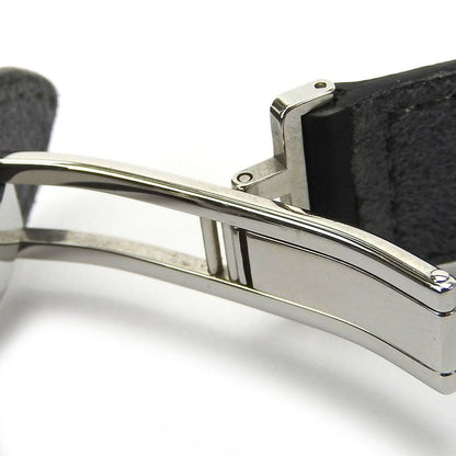 Louis Vuitton Bracelet Vu Good Luck M64447 Leather Black Silver Hardware