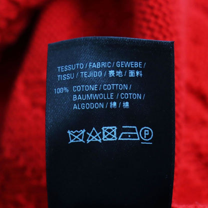  2020 Balenciaga 599886 All Over Logo Oversized Pullover Knit/sweater Red XS