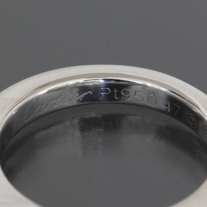 Cartier C De Solitaire Ring Diamond 0.23 CT No 7 Pt950 Hakoho GIA E1533