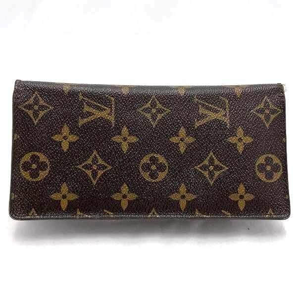 Louis Vuitton Monogram Portefeuille Brazza M66540 Long Wallet Bifold Wallet
