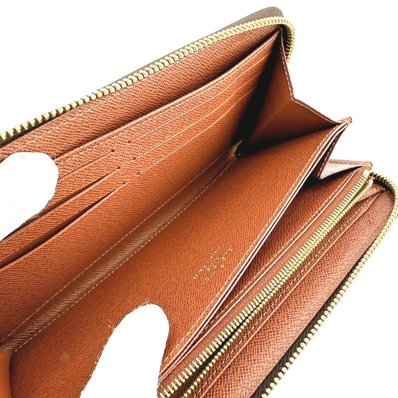 Louis Vuitton M42616 Monogram Round Zipper Zippy Wallet Long Wallet Louis