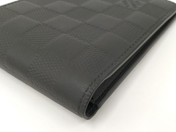 Louis Vuitton Porte Feuille Multiple Fold Billfold Damier Infini N63124
