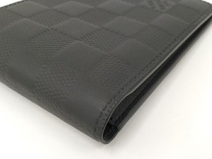 Louis Vuitton Porte Feuille Multiple Fold Billfold Damier Infini N63124