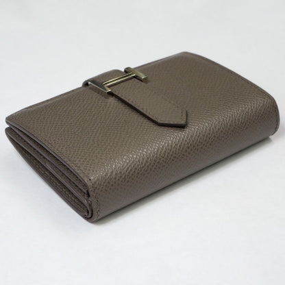Hermes Bearn Mini Compact Wallet Ethane Silver-hardware Epson Y