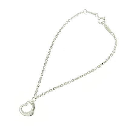 Tiffany & Co Silver Elsa Peretti Open Heart Bracelet 2.6g 925 Engraved 440301